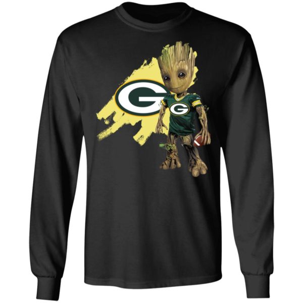 Baby Groot Green Bay Packers Player Shirt