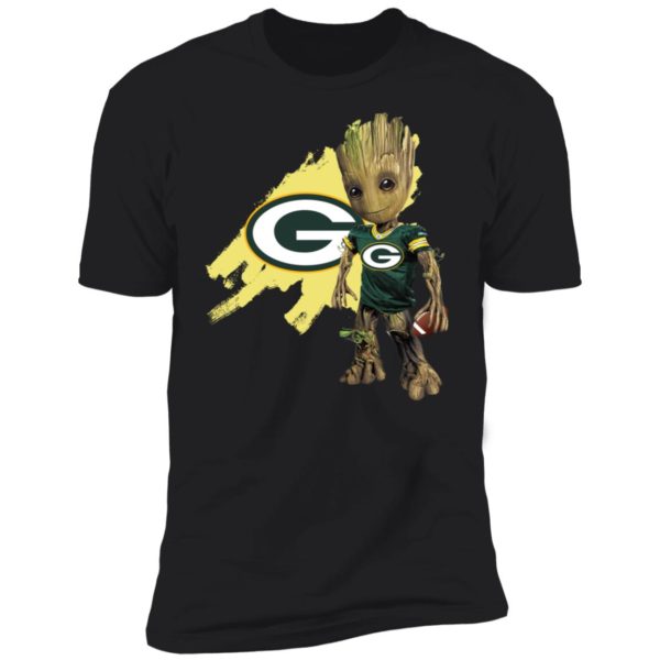 Baby Groot Green Bay Packers Player Shirt