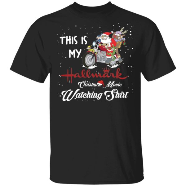 Santa Claus This is My Christmas Movie Watching Shirt