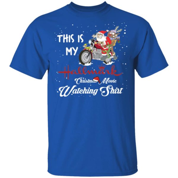 Santa Claus This is My Christmas Movie Watching Shirt