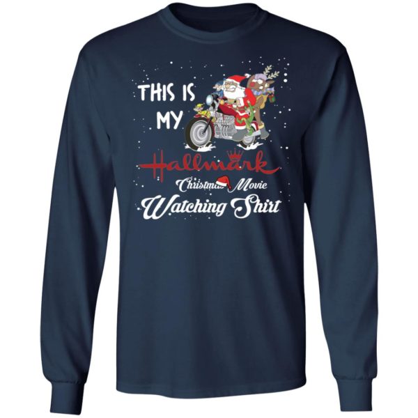 Santa Claus This is My Christmas Movie Watching Shirt