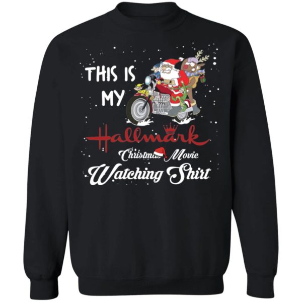 Santa Claus This is My Christmas Movie Watching Shirt