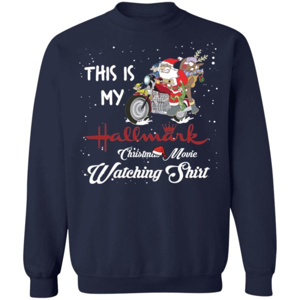 Santa Claus This is My Christmas Movie Watching Shirt