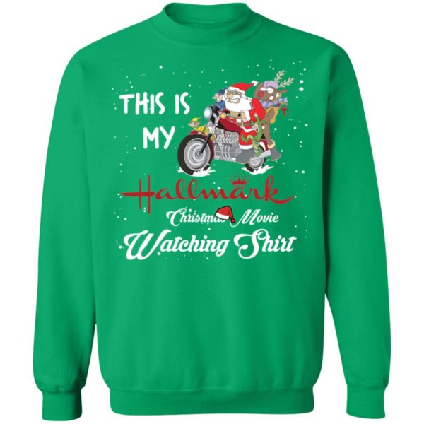 Santa Claus This is My Christmas Movie Watching Shirt