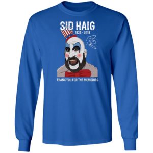 Sid Haig Thank You For The Memories Shirt