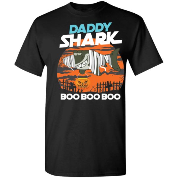 Daddy Shark Boo Boo Boo Ghost Halloween Shirt