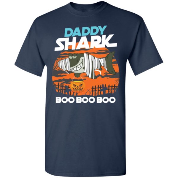 Daddy Shark Boo Boo Boo Ghost Halloween Shirt