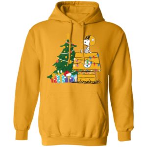 Snoopy House & Steelers Football Team Christmas Shirt