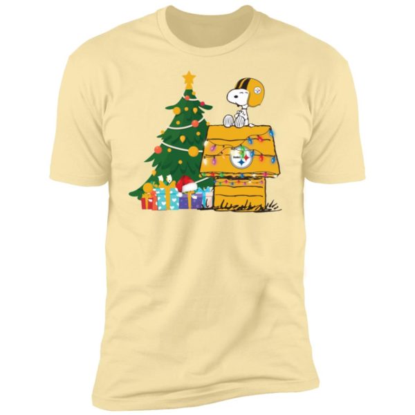 Snoopy House & Steelers Football Team Christmas Shirt