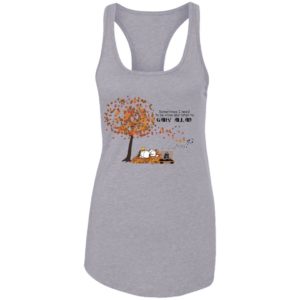 Snoopy Fall Sometimes I Need To Be Alone And Listen To Gary Allan Shirt