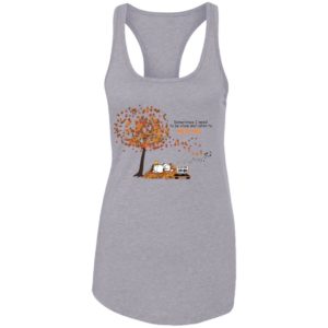 Snoopy Fall Sometimes I Need To Be Alone And Listen To Mercyme Shirt