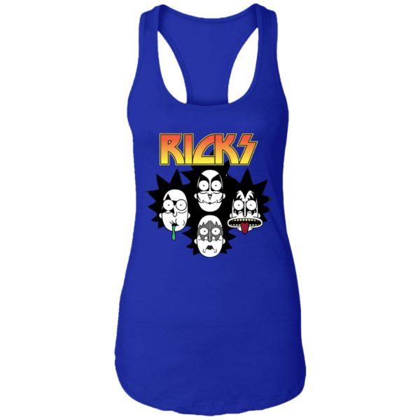 Ricks Kiss Band Heavy Metal Rick And Morty Shirt