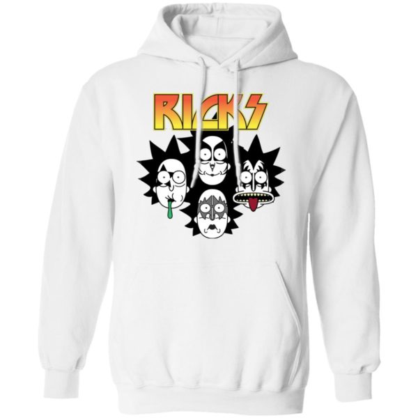 Ricks Kiss Band Heavy Metal Rick And Morty Shirt