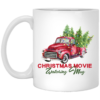 Christmas Movie Watching Mug – White Mug