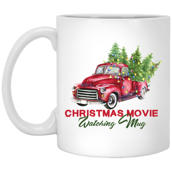 Christmas Movie Watching Mug White Mug