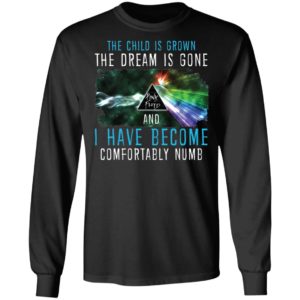 The Child Is Grown The Dream Is Gone And I Have Become Comfortably Numb Pink Floyd Shirt image The Child Is Grown The Dream Is Gone And I Have Become Comfortably Numb Pink Floyd Shirt
