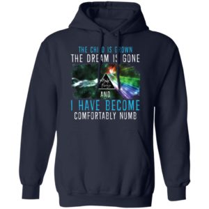 The Child Is Grown The Dream Is Gone And I Have Become Comfortably Numb Pink Floyd Shirt image The Child Is Grown The Dream Is Gone And I Have Become Comfortably Numb Pink Floyd Shirt