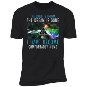 The Child Is Grown The Dream Is Gone And I Have Become Comfortably Numb Pink Floyd Shirt image The Child Is Grown The Dream Is Gone And I Have Become Comfortably Numb Pink Floyd Shirt