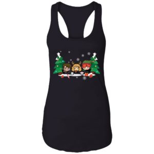 Christmas In Hogwarts Chibi Harry Potter Shirt