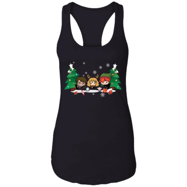 Christmas In Hogwarts Chibi Harry Potter Shirt