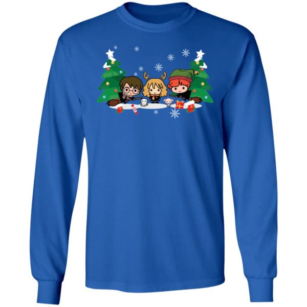 Christmas In Hogwarts Chibi Harry Potter Shirt