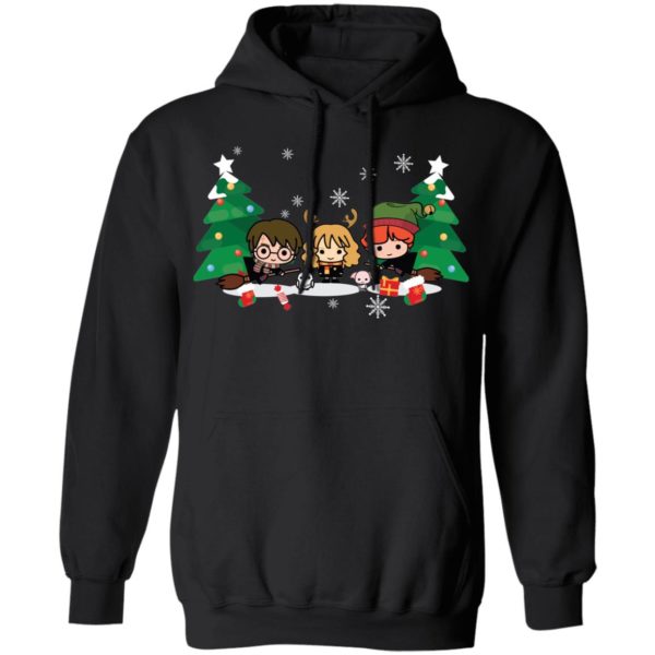 Christmas In Hogwarts Chibi Harry Potter Shirt