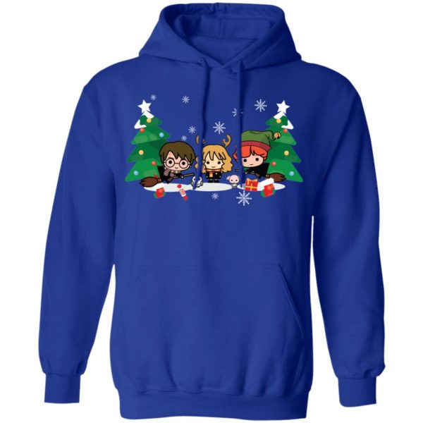 Christmas In Hogwarts Chibi Harry Potter Shirt