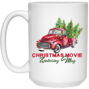 Christmas Movie Watching Mug White Mug
