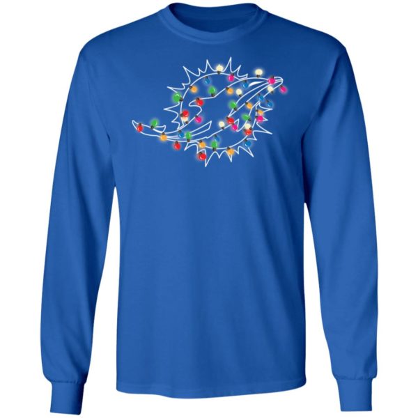 Miami Dolphins In The Christmas Lights Shirt