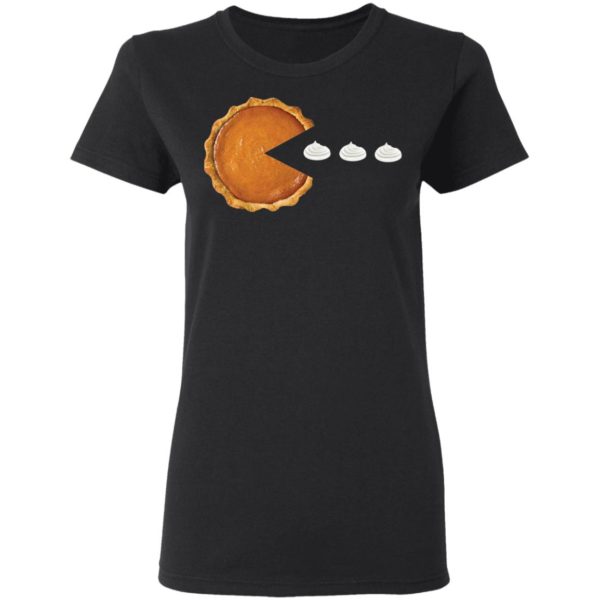 Pumpkin Pie Eating Whipped Cream Thanksgiving Shirt