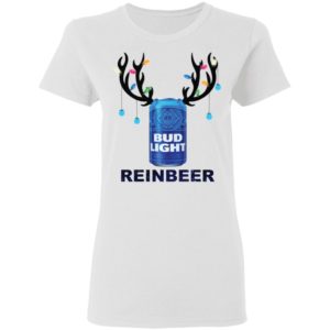 Bud Light Reinbeer Funny Beer Reindeer Christmas Shirt