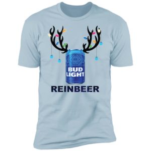 Bud Light Reinbeer Funny Beer Reindeer Christmas Shirt