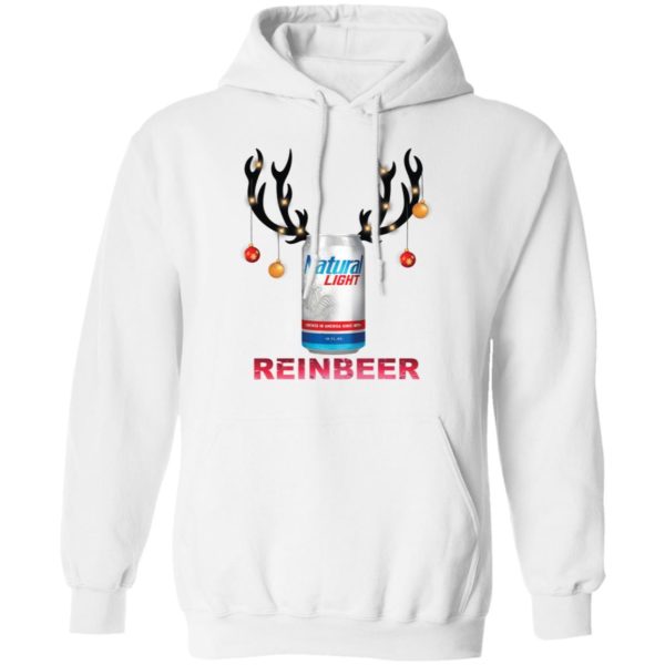 Natural Light Reinbeer Funny Beer Reindeer Christmas Shirt