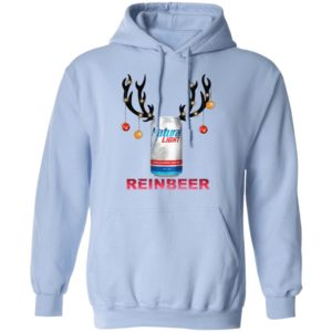 Natural Light Reinbeer Funny Beer Reindeer Christmas Shirt