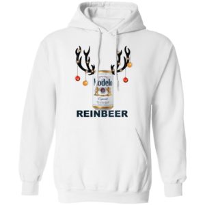 Modelo Reinbeer Funny Beer Reindeer Christmas Shirt