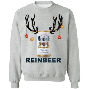 Modelo Reinbeer Funny Beer Reindeer Christmas Shirt