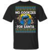 Cookie Monster No Cookies For Santa Christmas Sweater