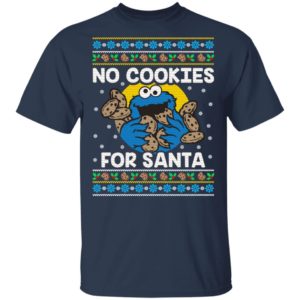 Cookie Monster No Cookies For Santa Christmas Sweater