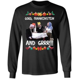 Bottom Richie and Eddie Gold Frankenstein And Grrr Ugly Shirt