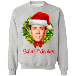 Nicolas Cage Saint Nicolas Christmas Sweatshirt