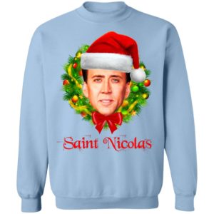 Nicolas Cage Saint Nicolas Christmas Sweatshirt