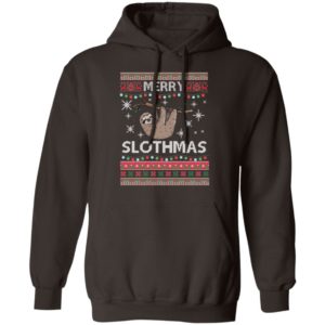 Merry Slothmas Funny Sloth Christmas Shirt