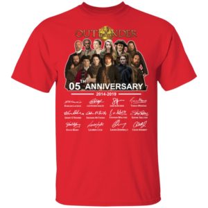 Outlander Season Teaser 5th Anniversary 2014 2019 signature shirt