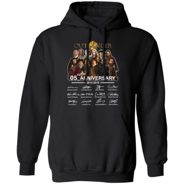 Outlander Season Teaser 5th Anniversary 2014 2019 signature shirt