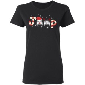 Jeeps Santa Claus And Reindeer Christmas Shirt