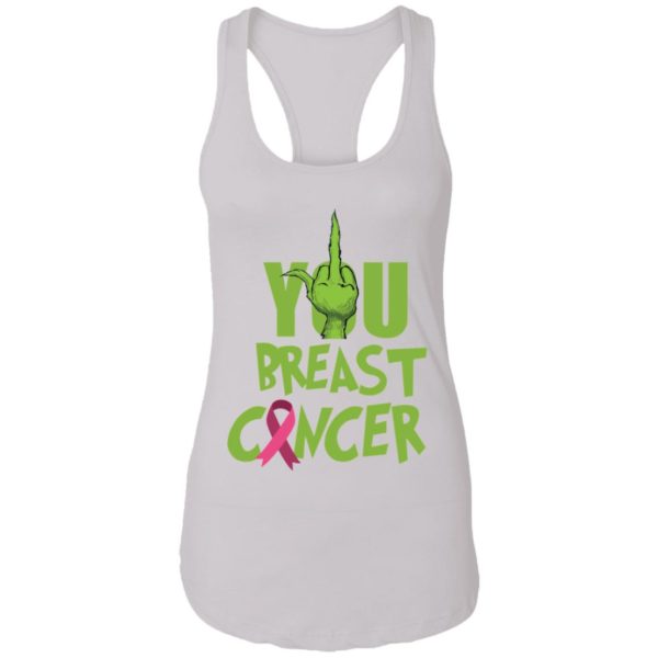 The Grinch Fuck You Breast Cancer Shirt