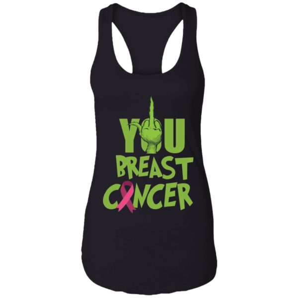 The Grinch Fuck You Breast Cancer Shirt