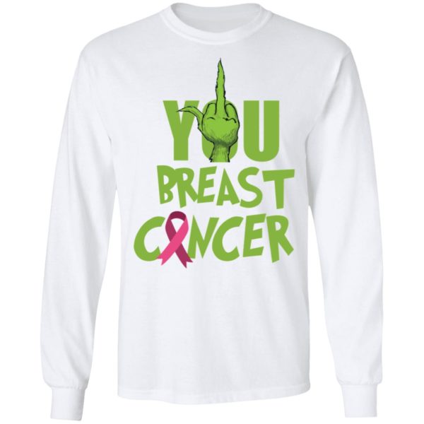 The Grinch Fuck You Breast Cancer Shirt