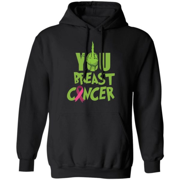 The Grinch Fuck You Breast Cancer Shirt