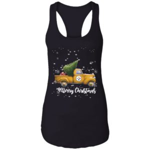 Pittsburgh Steelers Pickup Truck Merry Christmas Shirt
